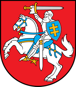 Litauischer Ritter mit Schwert und Doppelkreuz