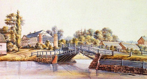 Bruecke Napoleon Orda Litauen Napoleon Orda Raguvele Herrenhaus