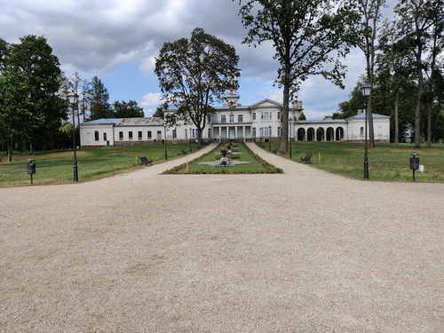 Parkanlage Astravas Herrenhaus Astravas Herrenhaus Birzai Seeseite