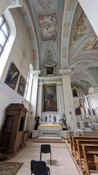 Seitenaltar Birzai Katholische Kirche Birzai Seitenschiff