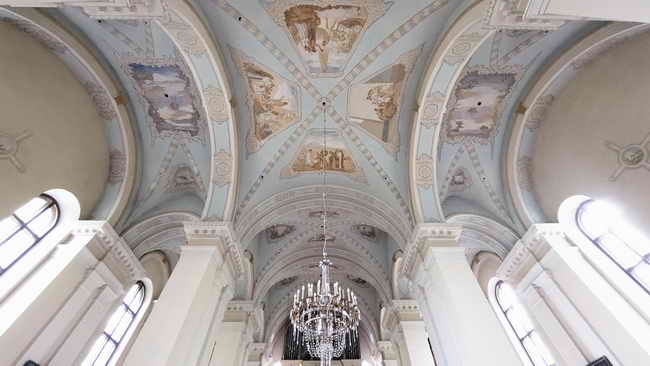 Birzai Johannes der Täufer Kirche Decke Johannes der Täufer Kirche Birzai Decke