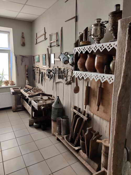 Vabalninkas Heimatmuseum Kunst Antiquitäten Vabalninkas