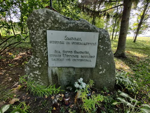 Litauen Birzai Vabalninkas Jüdischer Friedhof Vabalninkas