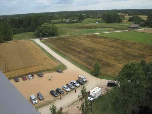 Kirkilai Parkplatz Litauen