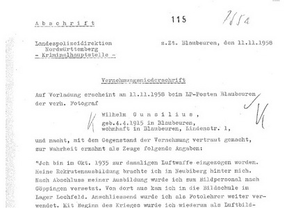 Kaunas_Progrome_Aussagen_Gunsilius