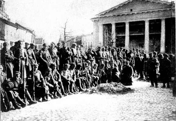 Polnische Truppen ib Vilnius