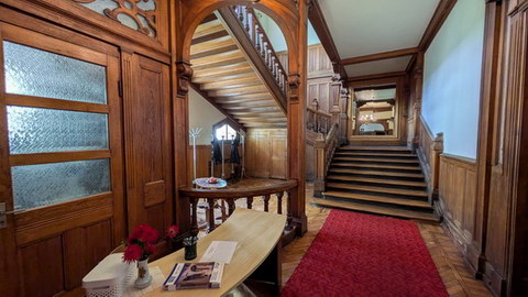 Baisogalos Gutshof Treppenhaus