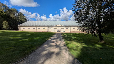 Baisogalos Gutshof Stallungen