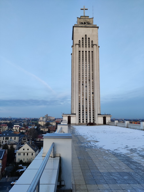 Kaunas Kirchturm Turm Christi Auferstehung