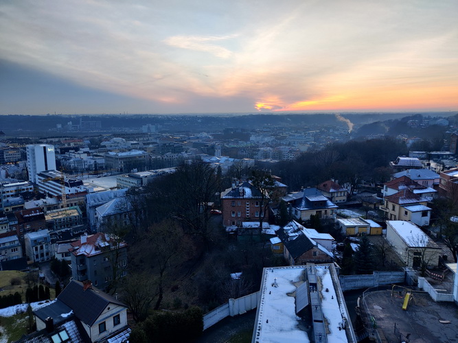 Christi Auferstehung Aussicht Blick auf Kaunas