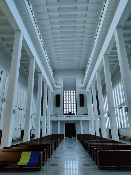 Kaunas Kirche Christi Auferstehung Christi Auferstehung Innenansicht Empore