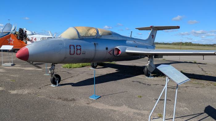 Kaunas Flughafenmuseum Aero L-29 Delfin