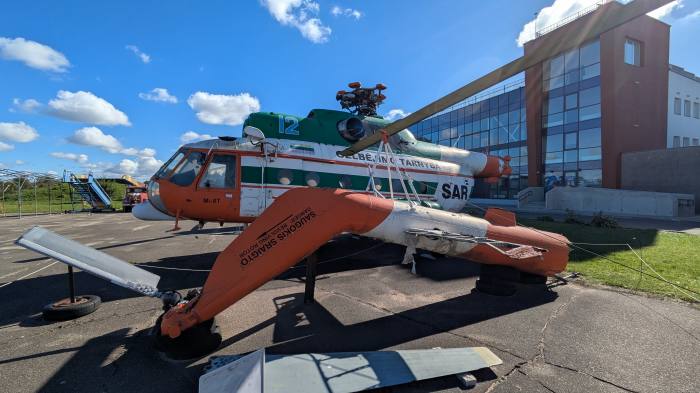 Flughafenmuseum Kaunas verunfallte MI-8T