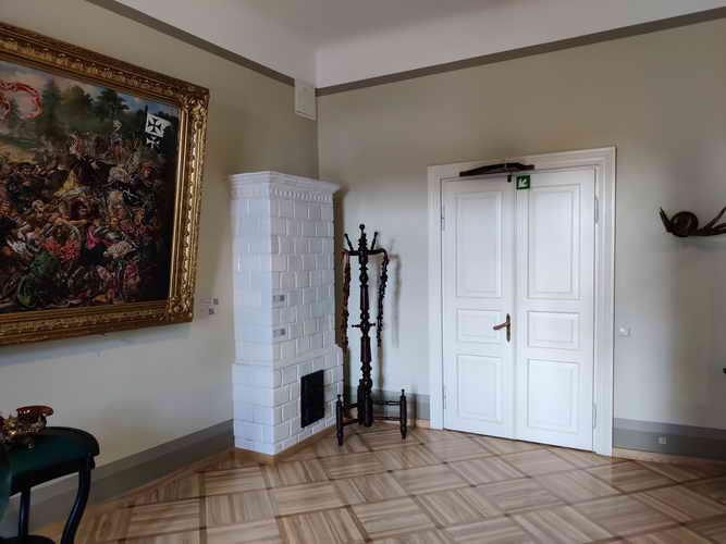 Eingang Maironis Museum Kaunas Maironis Museum Kaunas Eingangstür