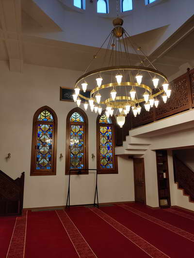 Fenster und Ballustrade Kaunas Moschee Kaunas Mosche Fenster