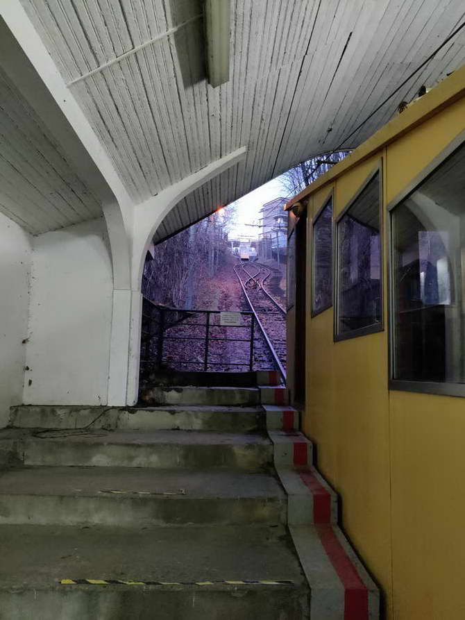 Kaunas Standseilbahn Zaliakalnis Zaliakalnis Talstation Kaunas