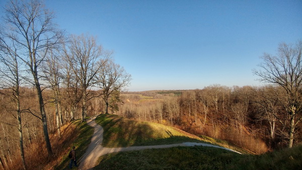 Burgberge Neries Nationalpark Burgberg Buivydų