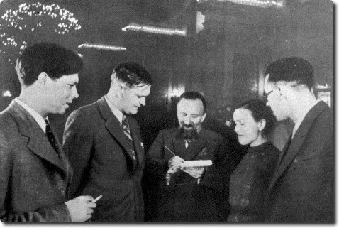 Cvirka, Neris, Venclova Moskau 1940 Salomeja Neris Moskau