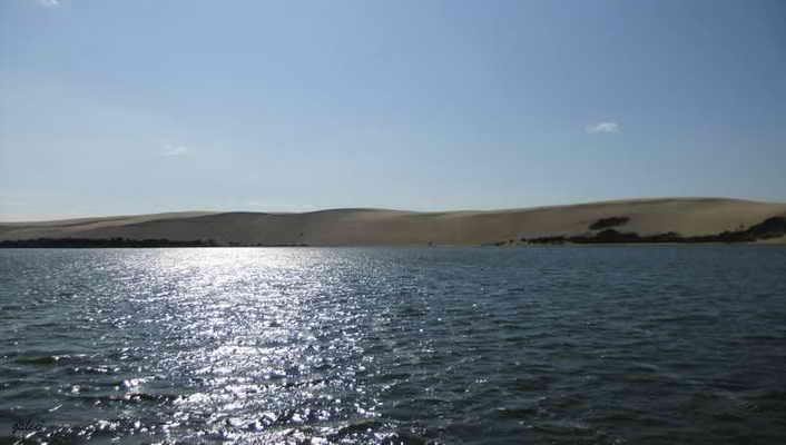 Nida vom Boot gesehen