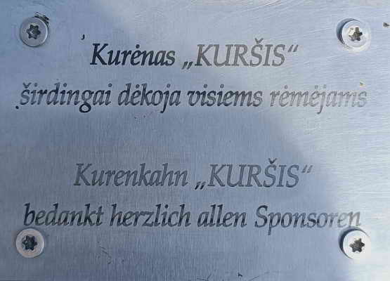 Die Kursis ist auf Spenden angewiesen Spenden für den Kurenkahn Kursis