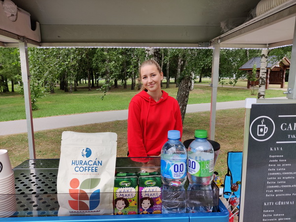 Litauen Maedchen Birzai Birazai Girl Astravas Tiltas