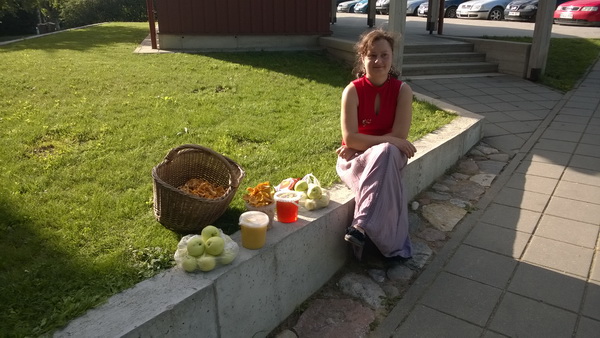 Kernave Veräuferin Litauen