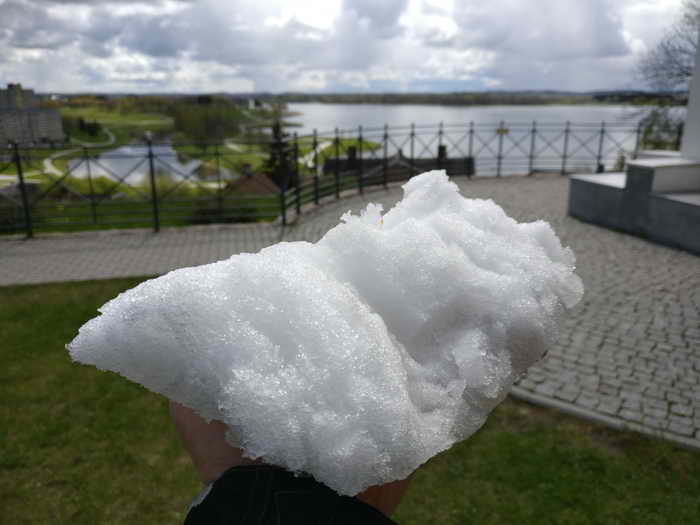 Telsiai Litauen Blick von Maria Himmelfahrt Blick auf den Mastis See Telsiai