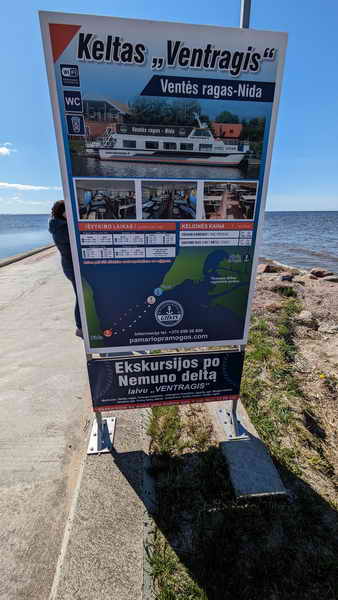 Ventragis Faehre nach Nida