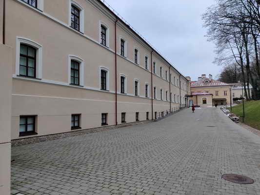 Eingang Haus der Geschichten Vilnius Haus der Geschichten Vilnius