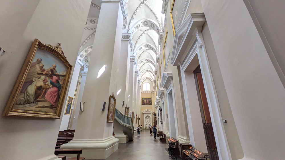 Kathedrale Vilnius Seitenschiff