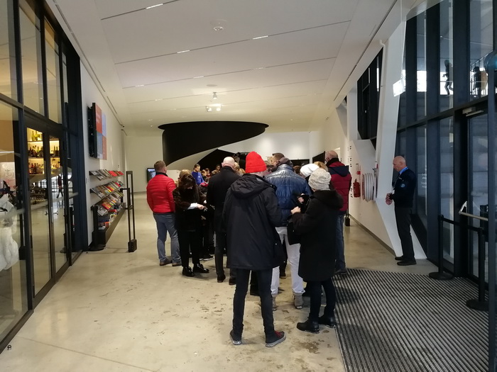 Vilnius Modern Art Museum Eingang Lobby Kasse MO