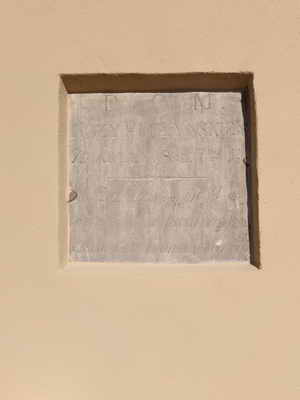 Vilnius St. Peter polnische Schilder Vilnius St. Peter und Paul polnische Inschriften