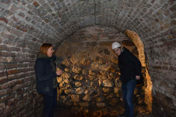 Mauern Kathedrale Vilnius Mauern im Laufe der Jahrhunderte