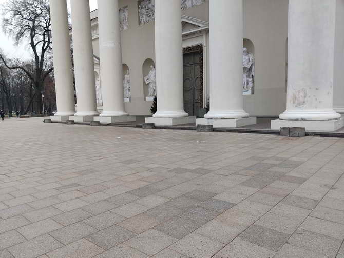 Tunnelsystem St. Stanislaus Vilnius Kathedrale Vilnius Säulen