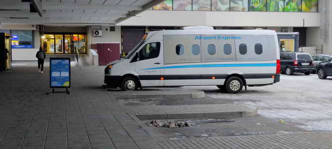 Bus zum Flughafen Vilnius Vilnius Flughafen Bus