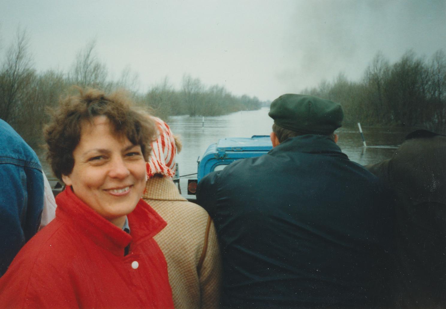 Transport bei Hochwasser nach Rusne