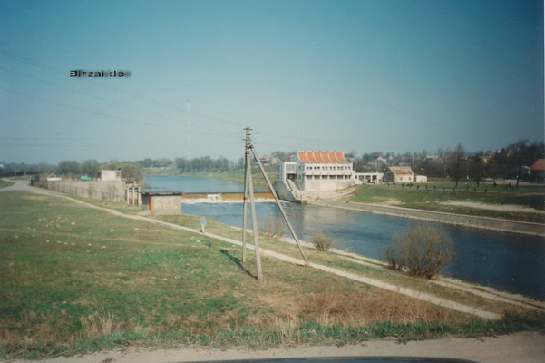 Staustufe Fluss Jura Taurage Litauen