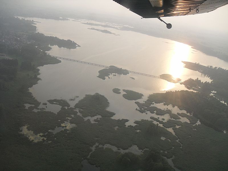 Sirveno See Birzai Litauen Astravas Brücke