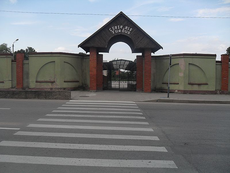 Turgus Markt Eingang Birzai